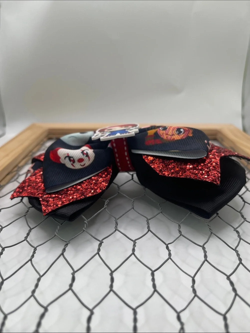 Handmade Horror Movie Inspired Hair Bow
